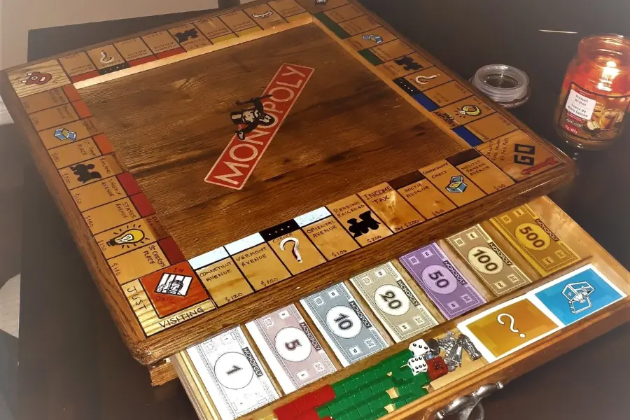 monopoly board dimensions